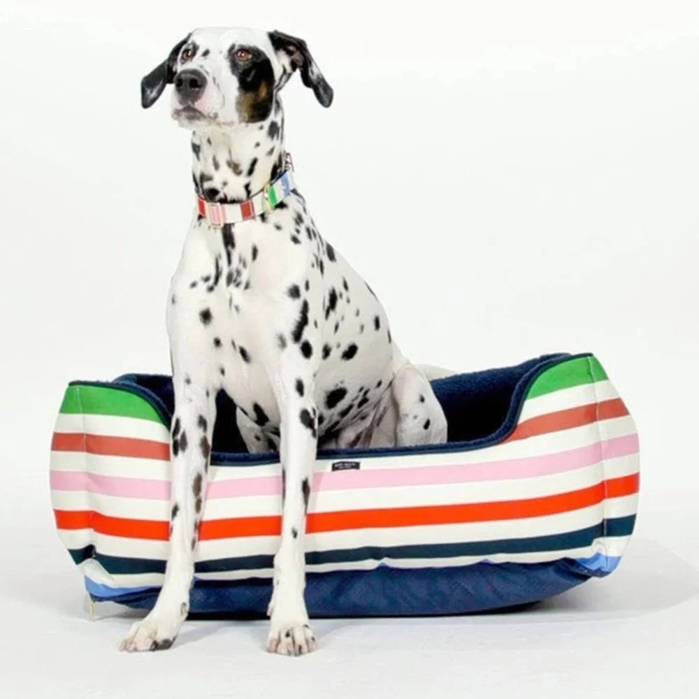 NWT Kate Spade Dog Bed Red Call It A Day OR Multi Color Stripe Pattern $100